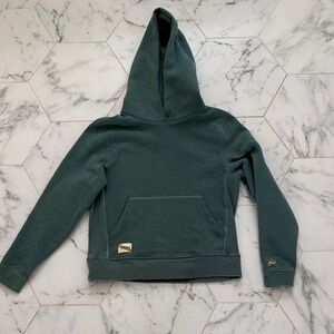 Tracksmith Trackhouse Women’s Green Hooded Sweatshirt Small